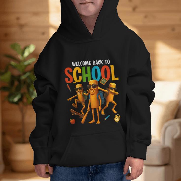 Tung Tung Tung Sahur Back To School Italian Brainrot Meme Graphic Kid Hoodie Tung Tung Tung Sahur Back To School Italian Brainrot Meme Graphic Kid Hoodie
