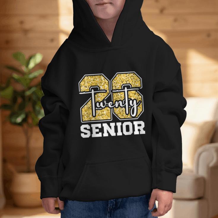 Twenty 2026 Class Of 26 Seniors Back To School Graduation Graphic Kid Hoodie Twenty 2026 Class Of 26 Seniors Back To School Graduation Graphic Kid Hoodie