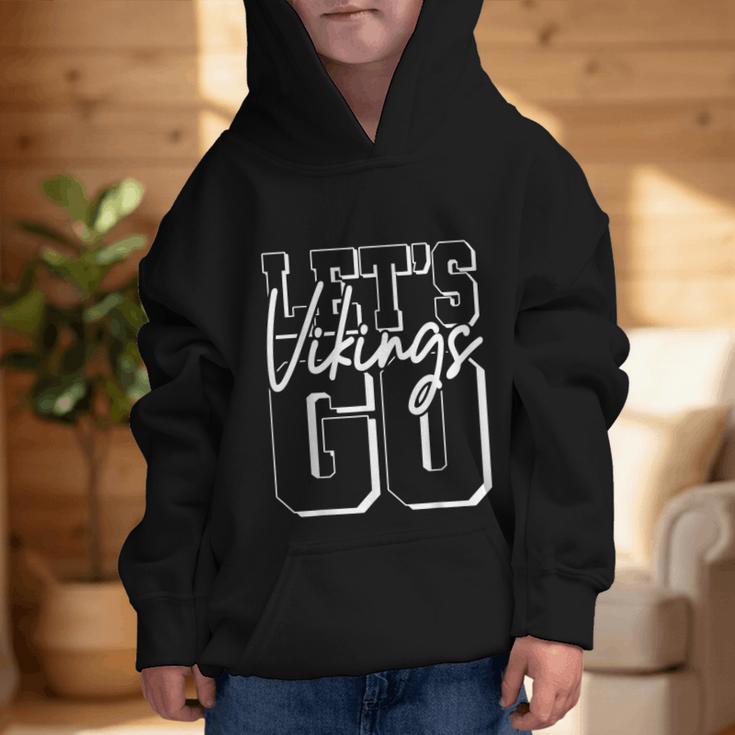 Viking Back To School Spirit Graphic Kid Hoodie