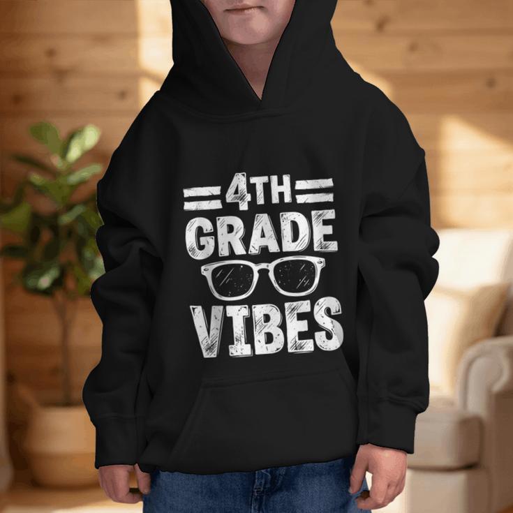 Vintage Fourth 4TH Grade Vibes Back To School First Day Kids Graphic Kid Hoodie Vintage Fourth 4TH Grade Vibes Back To School First Day Kids Graphic Kid Hoodie