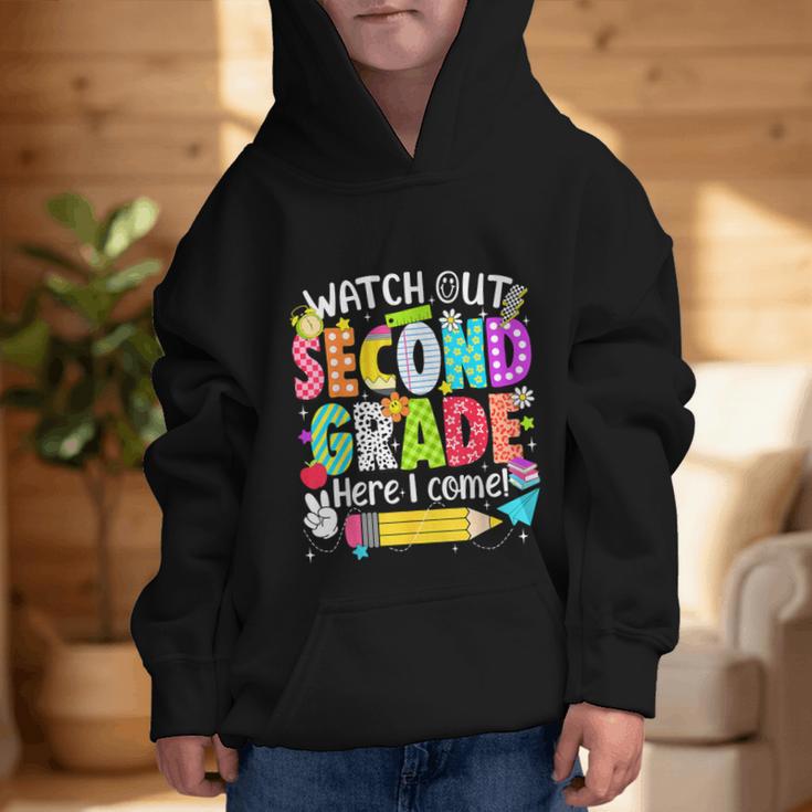 Watch Out Second Grade Here I Come Back To School Boys Girls Graphic Kid Hoodie Watch Out Second Grade Here I Come Back To School Boys Girls Graphic Kid Hoodie
