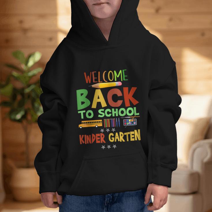 Welcome Back To School Kinder Garten First Day Of School Kid Graphic Kid Hoodie Welcome Back To School Kinder Garten First Day Of School Kid Graphic Kid Hoodie