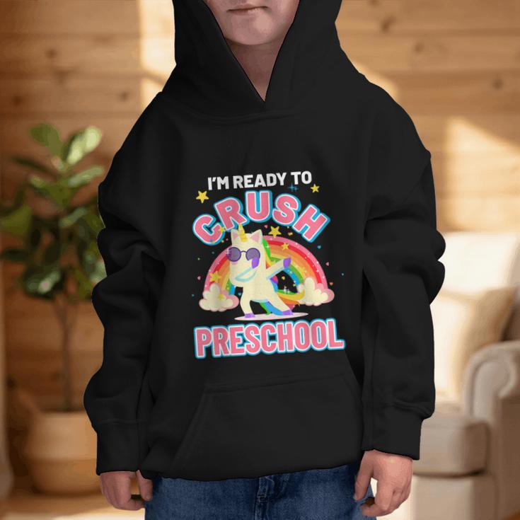 Welcome Back To School Unicorn Crushing Preschool Graphic Kid Hoodie Welcome Back To School Unicorn Crushing Preschool Graphic Kid Hoodie
