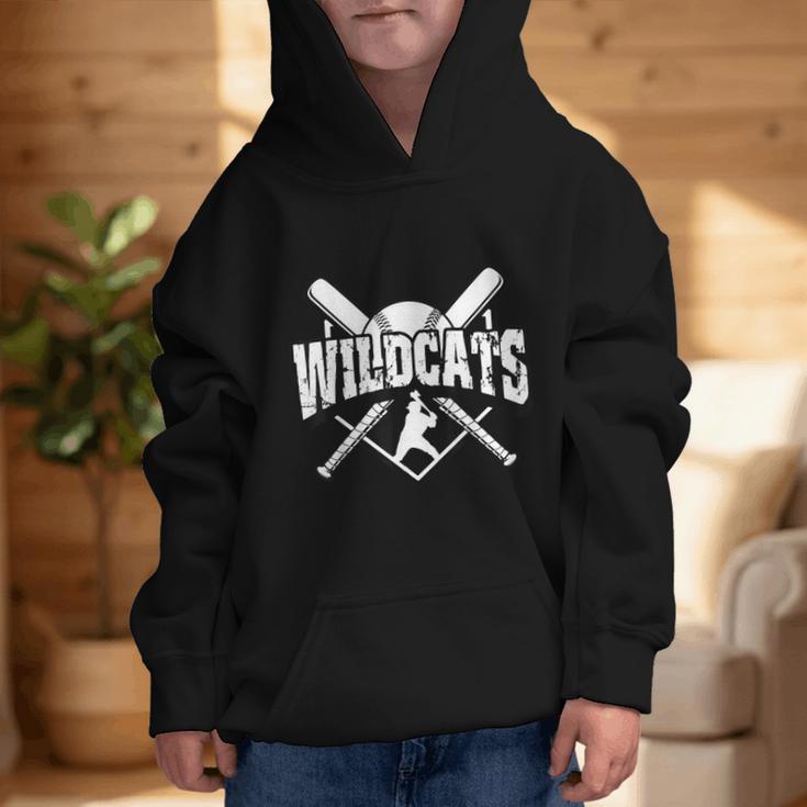 Wildcats Baseball Back To School Spirit Graphic Kid Hoodie Wildcats Baseball Back To School Spirit Graphic Kid Hoodie