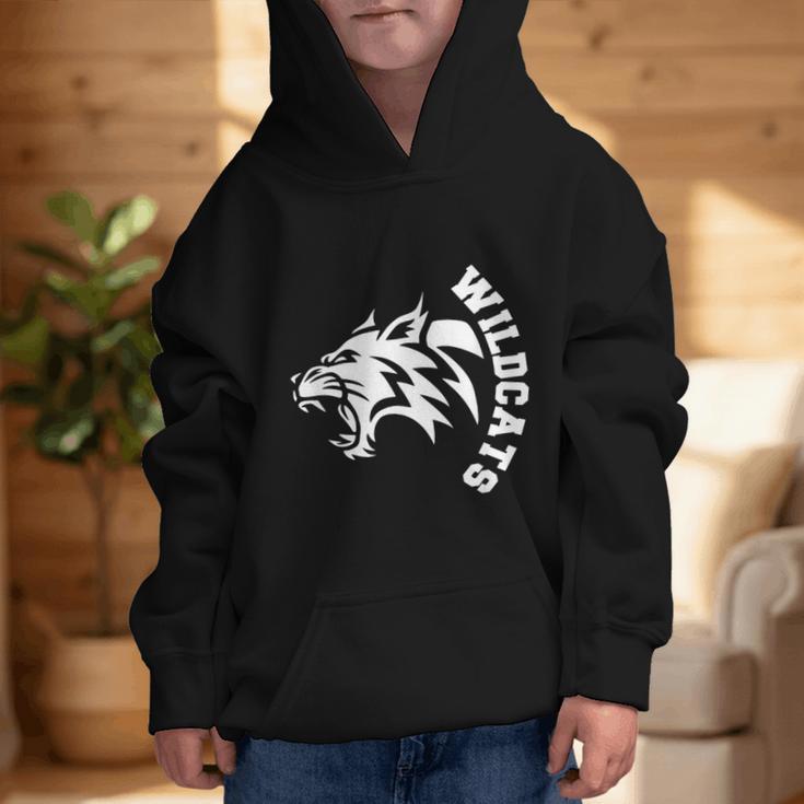 Wildcats High School Spirit Fan Team Back To School Graphic Kid Hoodie Wildcats High School Spirit Fan Team Back To School Graphic Kid Hoodie