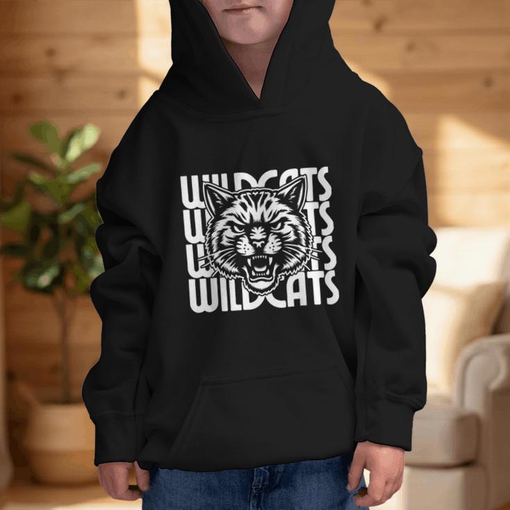 Wildcats School Spirit Team Wildcat Go Back To School Graphic Kid Hoodie Wildcats School Spirit Team Wildcat Go Back To School Graphic Kid Hoodie