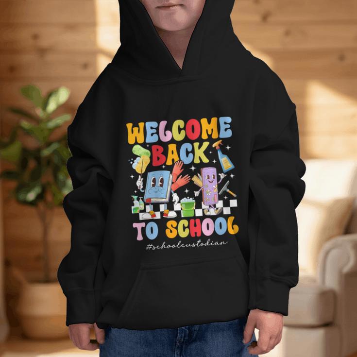 Women's Back To School Custodian First Day Of School Custodian Graphic Kid Hoodie Women's Back To School Custodian First Day Of School Custodian Graphic Kid Hoodie