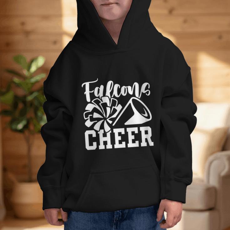 Women's Cheer Falcons Back To School Spirit Graphic Kid Hoodie Women's Cheer Falcons Back To School Spirit Graphic Kid Hoodie