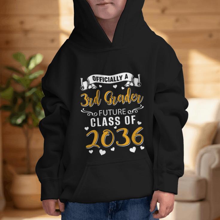 Women's Officially a 3rd Grader Future Class Of 2036 Back To School Graphic Kid Hoodie Women's Officially a 3rd Grader Future Class Of 2036 Back To School Graphic Kid Hoodie