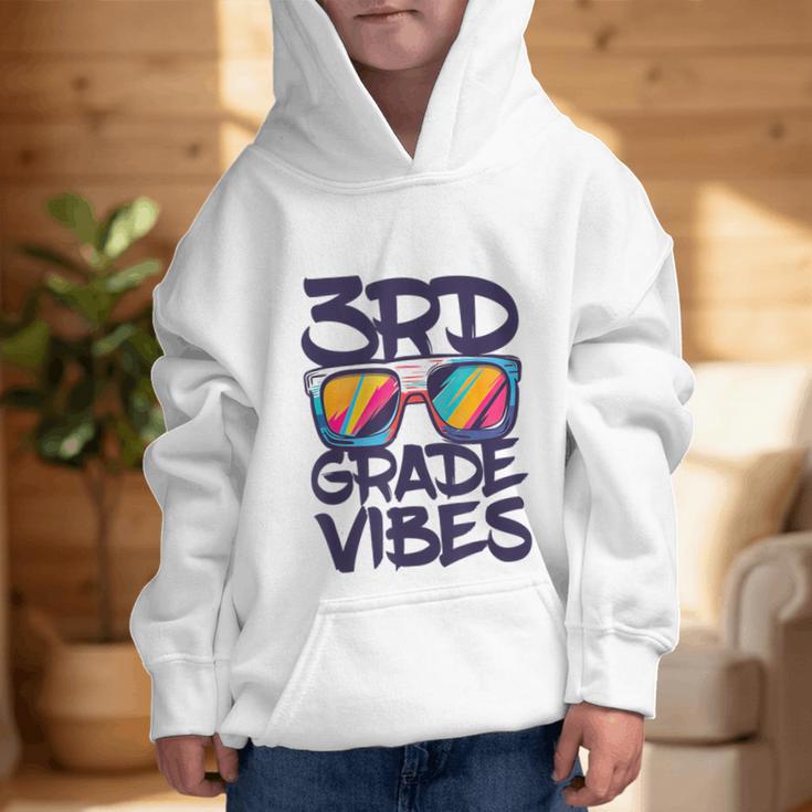 3rd Grade Vibes Shirt Back To School Third Grade Boy Girl Graphic Kid Hoodie