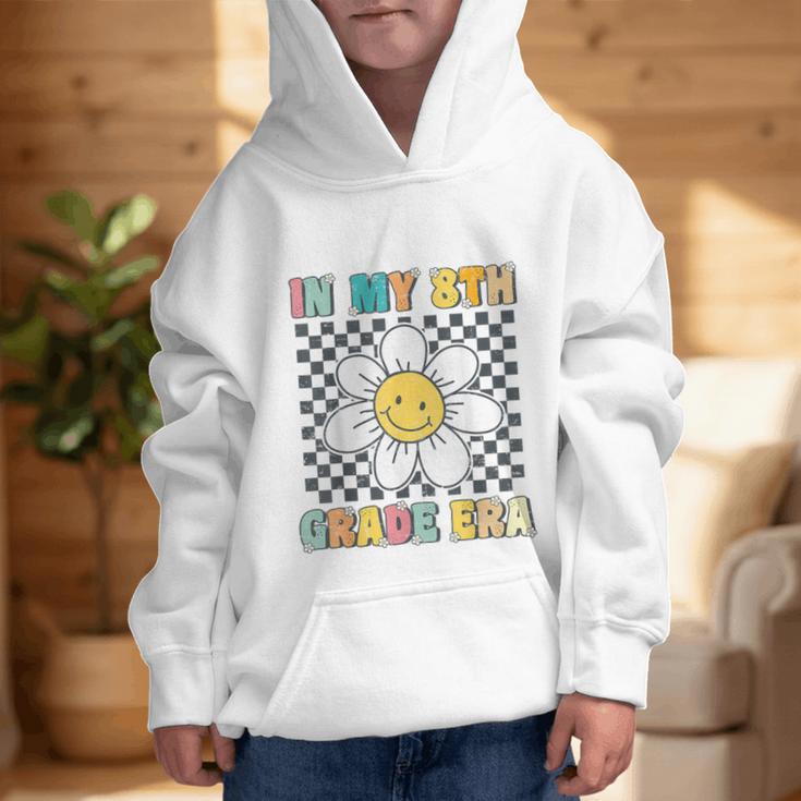 In My 8th Grade Era Retro Groovy Eighth Grade Back To School Graphic Kid Hoodie In My 8th Grade Era Retro Groovy Eighth Grade Back To School Graphic Kid Hoodie