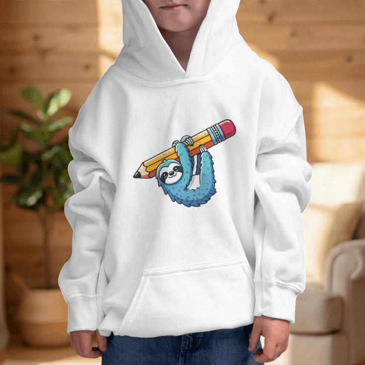 Back To School Seventh Grade Sloth Hanging Out In 7th Grade Performance Graphic Kid Hoodie Back To School Seventh Grade Sloth Hanging Out In 7th Grade Performance Graphic Kid Hoodie