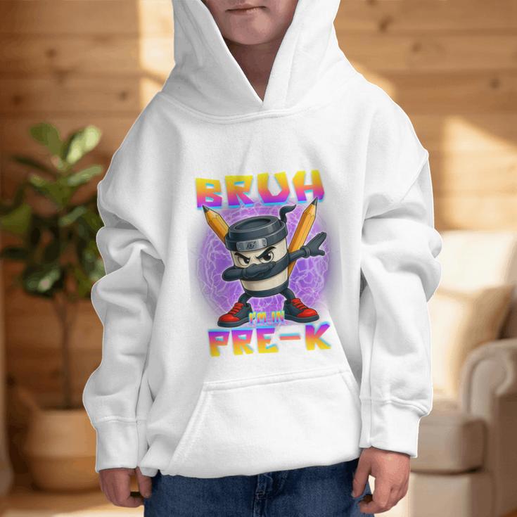 Bruh I'm In Pre-K Back To School Italian Brainrot Premium Tri-Blend Graphic Kid Hoodie Bruh I'm In Pre-K Back To School Italian Brainrot Premium Tri-Blend Graphic Kid Hoodie