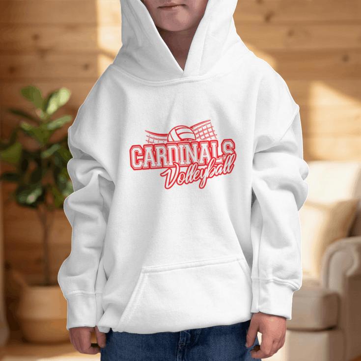 Cardinals Volleyball Back To School Spirit R Graphic Kid Hoodie Cardinals Volleyball Back To School Spirit R Graphic Kid Hoodie