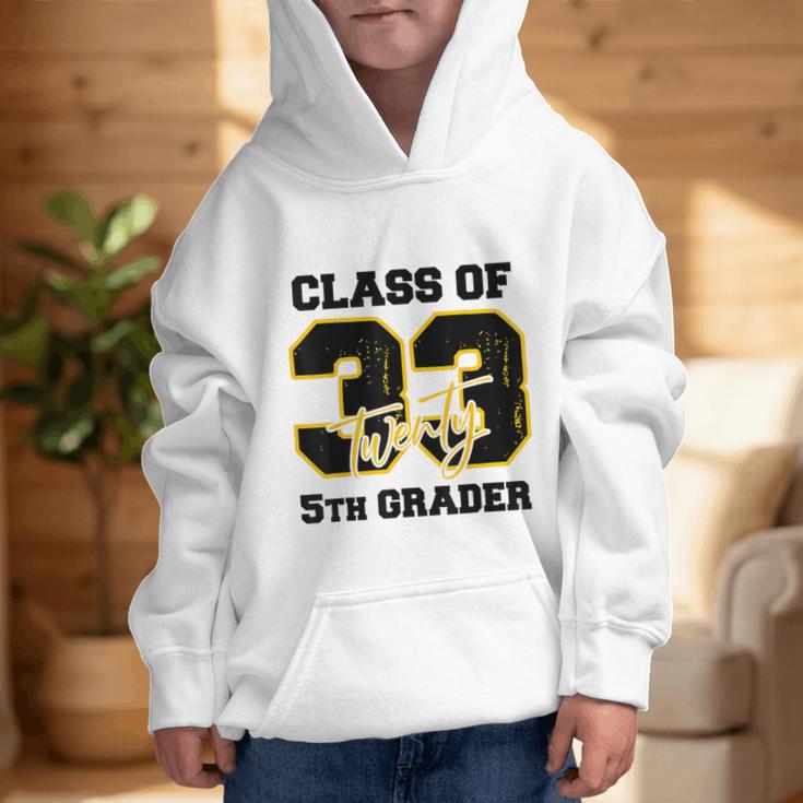 Class Of 2033 5th Grader Elementary School Back To School Graphic Kid Hoodie Class Of 2033 5th Grader Elementary School Back To School Graphic Kid Hoodie