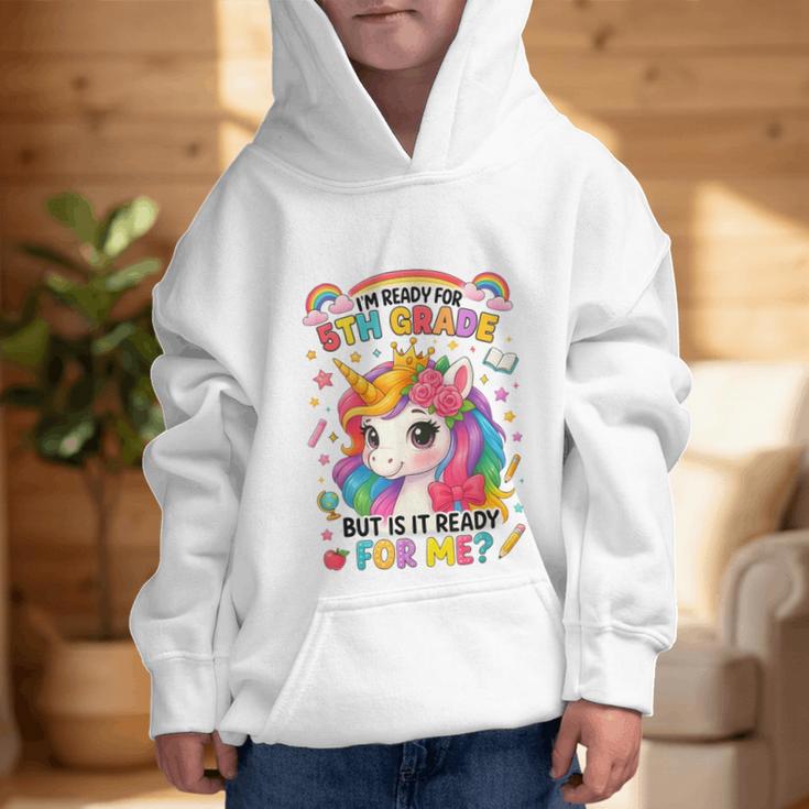 Crush Fifth Grade Girls Back To School Unicorn First Day Graphic Kid Hoodie Crush Fifth Grade Girls Back To School Unicorn First Day Graphic Kid Hoodie