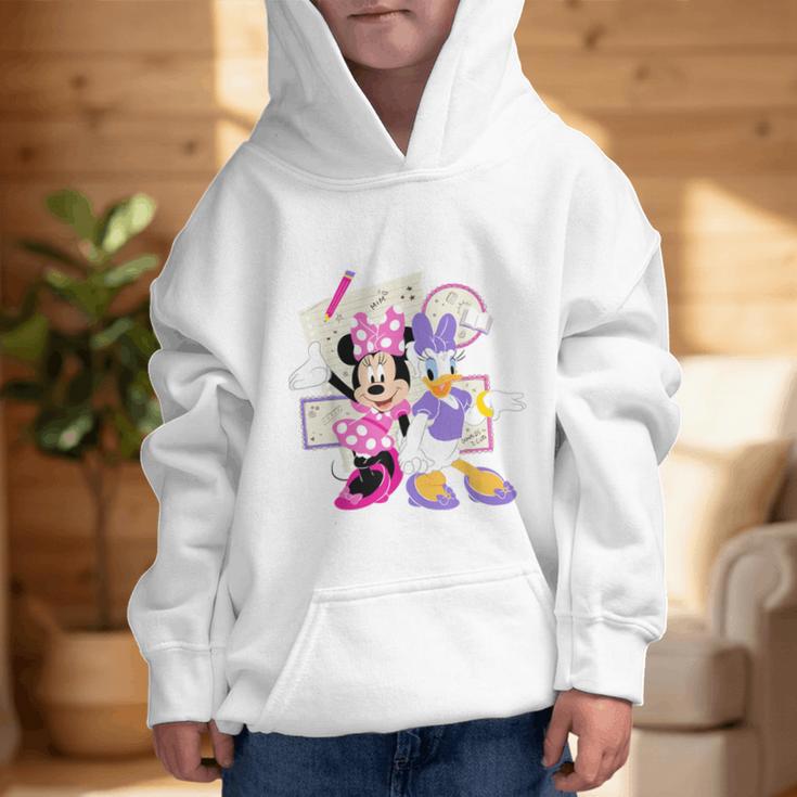 Disney Minnie & Daisy Back To School Best Friends BFFs Graphic Kid Hoodie Disney Minnie & Daisy Back To School Best Friends BFFs Graphic Kid Hoodie