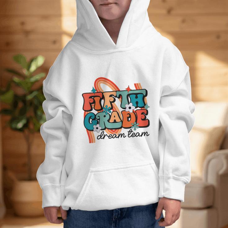 Fifth Grade Dream Team 1st Day Of 5th Grade Back To School Graphic Kid Hoodie Fifth Grade Dream Team 1st Day Of 5th Grade Back To School Graphic Kid Hoodie