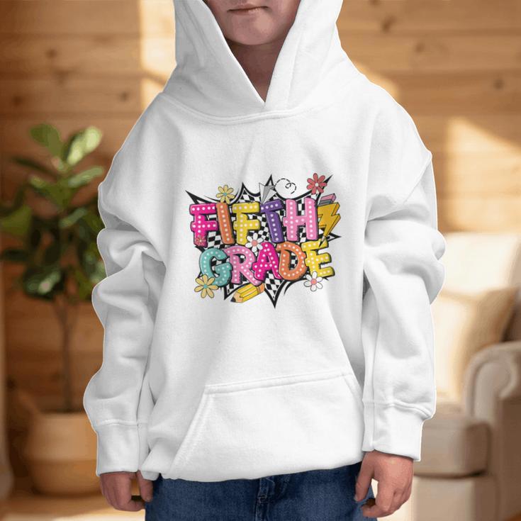 First Day Of School Fifth Grade Back To School Kids Graphic Kid Hoodie First Day Of School Fifth Grade Back To School Kids Graphic Kid Hoodie