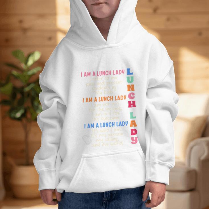 I'm A Lunch Lady Back To School Cafeteria Worker Squad Graphic Kid Hoodie I'm A Lunch Lady Back To School Cafeteria Worker Squad Graphic Kid Hoodie