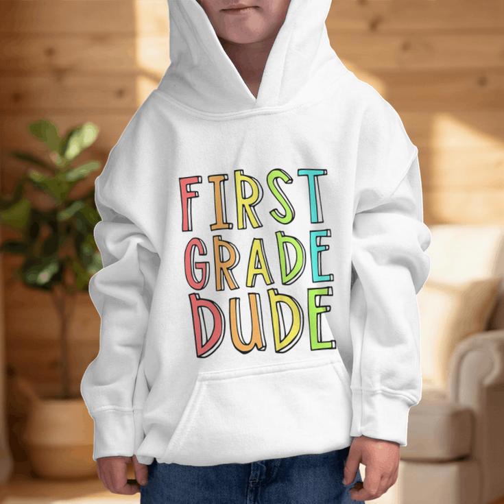 Kids First Day Of First Grade Dude 1st Grade Back To School Boys Graphic Kid Hoodie Kids First Day Of First Grade Dude 1st Grade Back To School Boys Graphic Kid Hoodie