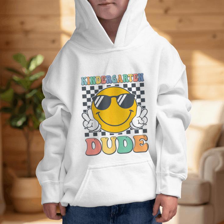Kindergarten Dude First Day Of Kindergarten Back To School Graphic Kid Hoodie Kindergarten Dude First Day Of Kindergarten Back To School Graphic Kid Hoodie