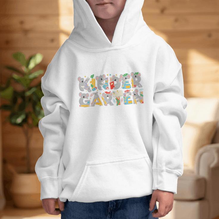 Koala Kindergarten Back To School Kids Boys Girls Premium Tri-Blend Graphic Kid Hoodie Koala Kindergarten Back To School Kids Boys Girls Premium Tri-Blend Graphic Kid Hoodie