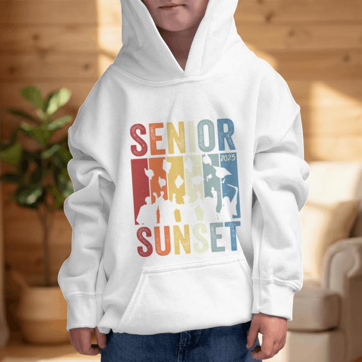 Last First Day Senior Sunset Class Of 2025 Back To School Performance Graphic Kid Hoodie Last First Day Senior Sunset Class Of 2025 Back To School Performance Graphic Kid Hoodie