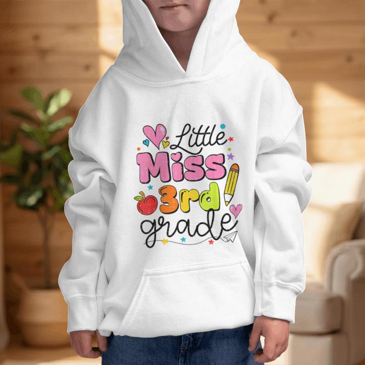 Little Miss 3rd Grade Back To School Cute Third Grade Girls Graphic Kid Hoodie Little Miss 3rd Grade Back To School Cute Third Grade Girls Graphic Kid Hoodie