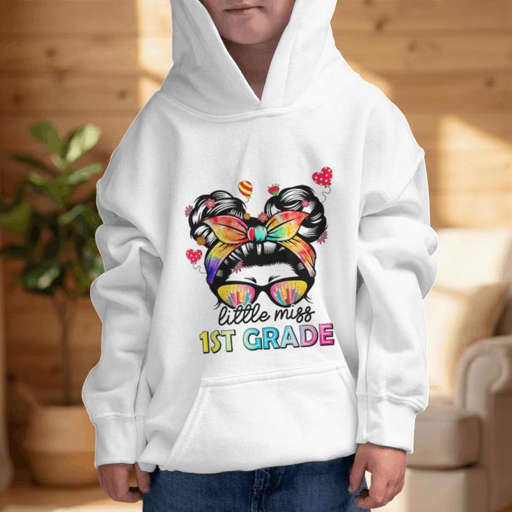 Little Miss First Grade Back To School 1st Grade Girls Graphic Kid Hoodie Little Miss First Grade Back To School 1st Grade Girls Graphic Kid Hoodie