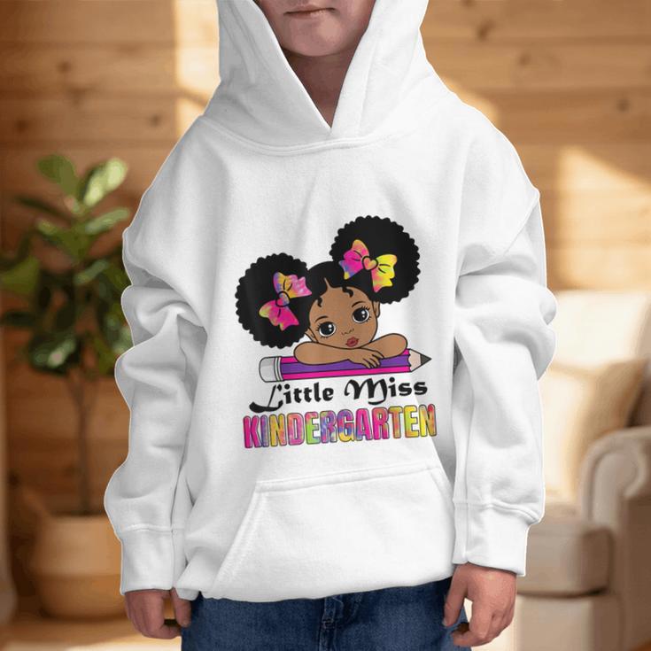 Little Miss Kindergarten Afro Puff Girl Back To School Graphic Kid Hoodie Little Miss Kindergarten Afro Puff Girl Back To School Graphic Kid Hoodie