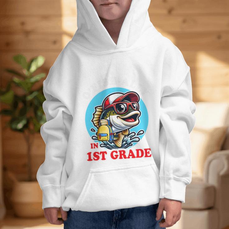 O’Fish-Ally a 1st Grade Mom Back To School Premium Tri-Blend Graphic Kid Hoodie
