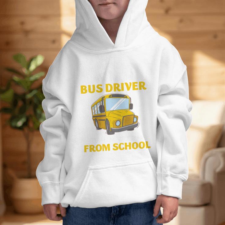 School Bus Driver Kindness Humor Back To School Quote Premium Tri-Blend Graphic Kid Hoodie