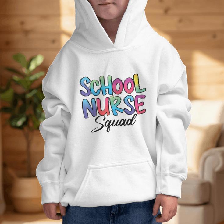 School Nurse Squad Tie Dye Back To School Appreciation Graphic Kid Hoodie School Nurse Squad Tie Dye Back To School Appreciation Graphic Kid Hoodie