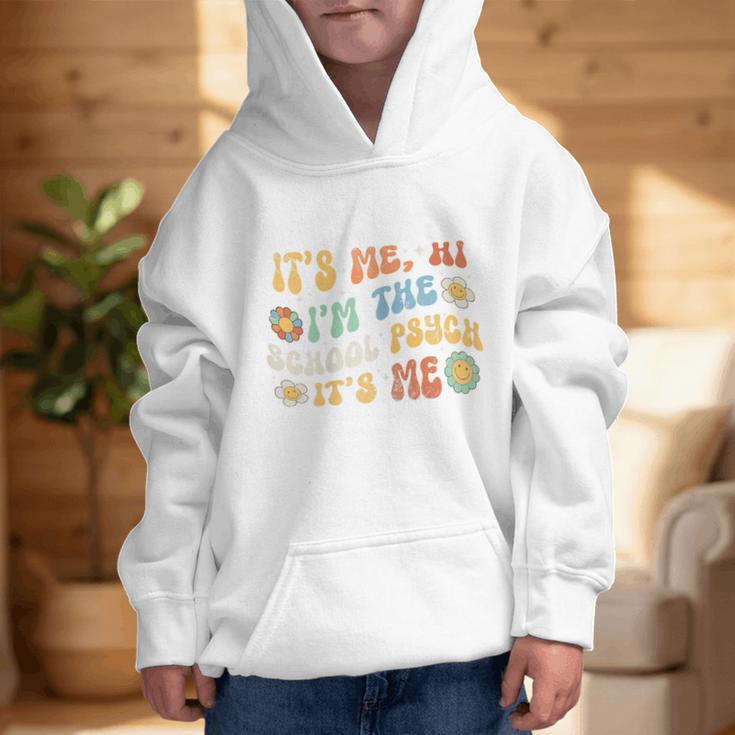 School Psych Psychologist Back To School Groovy Vintage Graphic Kid Hoodie School Psych Psychologist Back To School Groovy Vintage Graphic Kid Hoodie