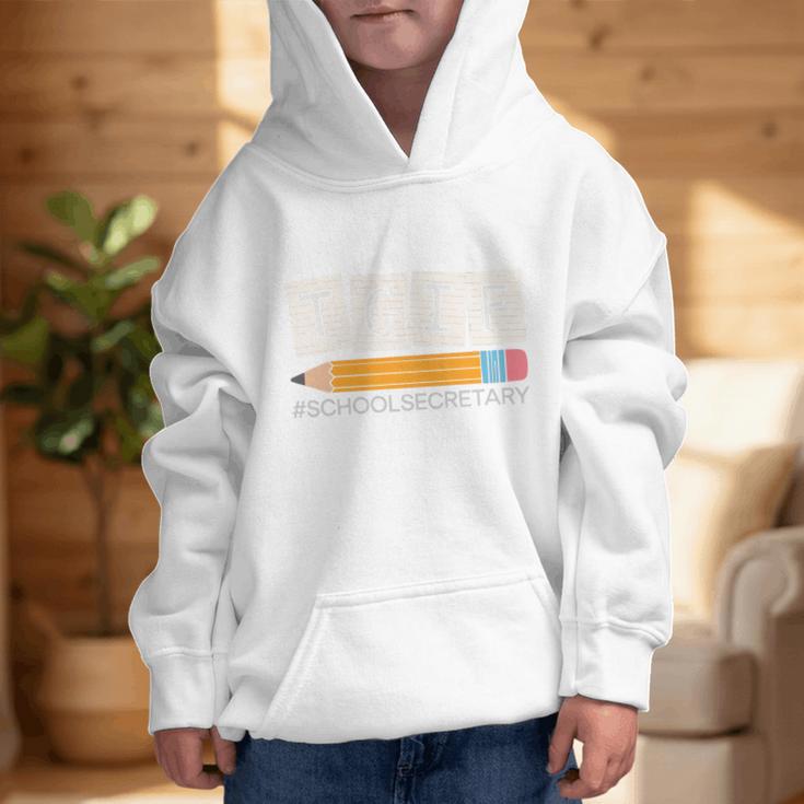 School Secretary Back To School Assistant Job Profession Premium Tri-Blend Graphic Kid Hoodie