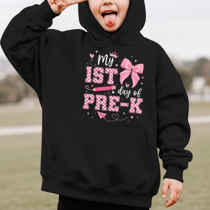 My 1st Day Of Pre-K PreK Pre K 2025 Back To School Girls Graphic Kid Hoodie