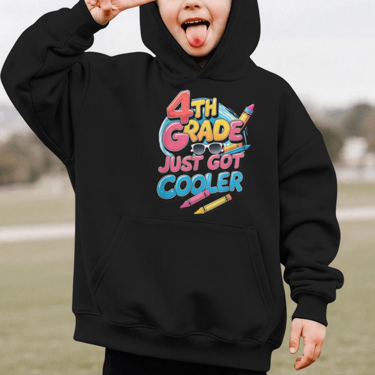 4th Grade Back To School Just Got Cooler Shirt Boys Girls Graphic Kid Hoodie 4th Grade Back To School Just Got Cooler Shirt Boys Girls Graphic Kid Hoodie