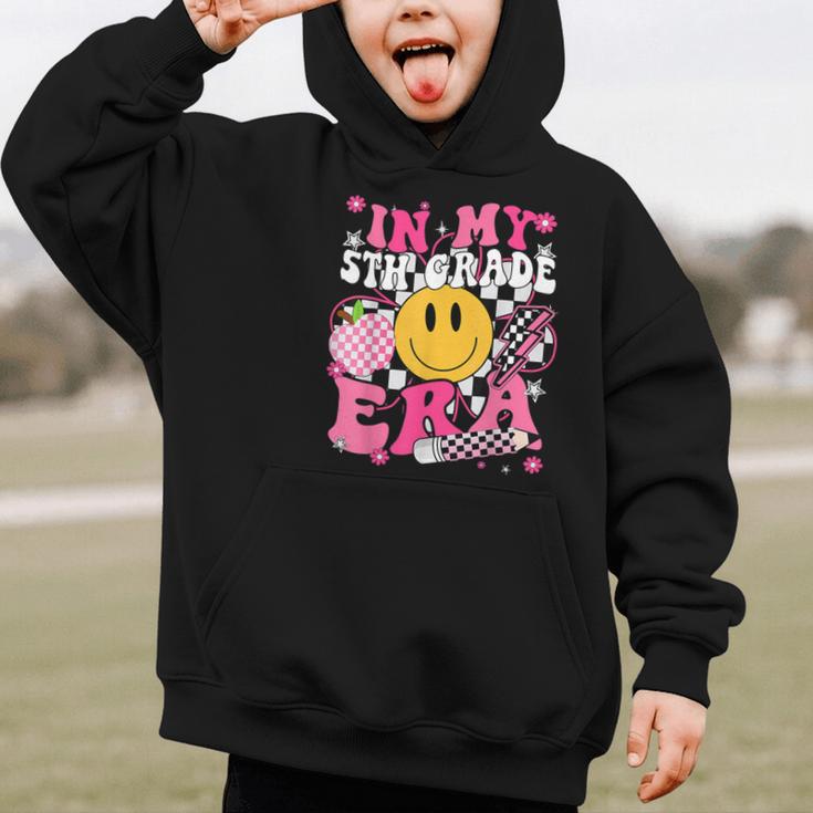 In My 5th Grade Era First Day Of School Back To School Retro Graphic Kid Hoodie In My 5th Grade Era First Day Of School Back To School Retro Graphic Kid Hoodie