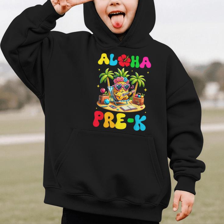 Aloha Pre-K Pineapple Hawaii Back To School Kids Girls Graphic Kid Hoodie Aloha Pre-K Pineapple Hawaii Back To School Kids Girls Graphic Kid Hoodie