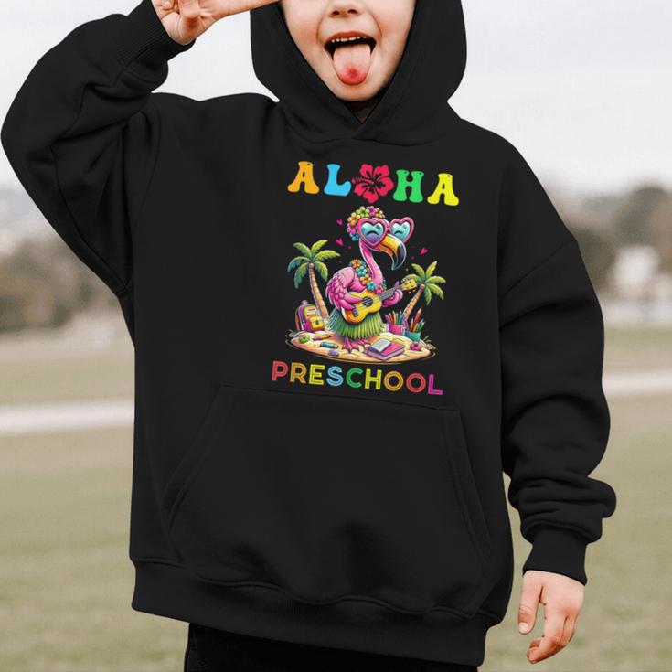 Aloha Preschool Flamingo Hawaii Back To School Kids Girl Graphic Kid Hoodie Aloha Preschool Flamingo Hawaii Back To School Kids Girl Graphic Kid Hoodie