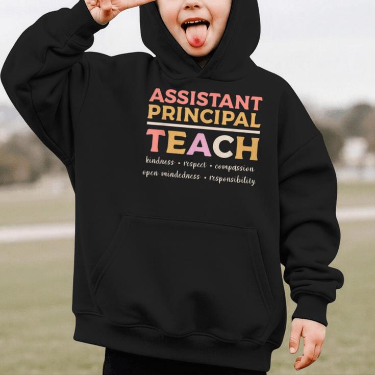 Assistant Principal Back To School Appreciation Principals Graphic Kid Hoodie Assistant Principal Back To School Appreciation Principals Graphic Kid Hoodie