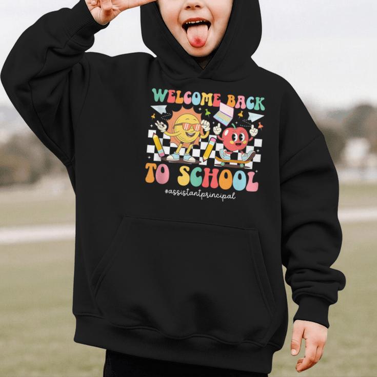 Back To School Assistant Principal First Day Of School Graphic Kid Hoodie Back To School Assistant Principal First Day Of School Graphic Kid Hoodie