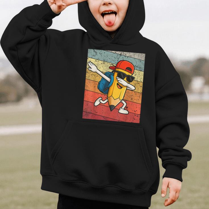 Back To School Dabbing Pencil First Day Boys Kids Graphic Kid Hoodie Back To School Dabbing Pencil First Day Boys Kids Graphic Kid Hoodie
