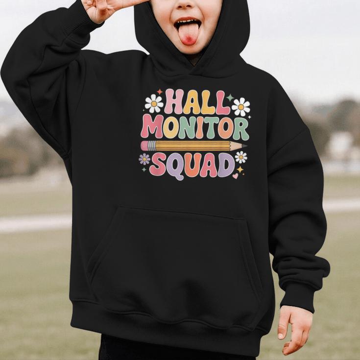 Campus School Hall Monitor Squad Patrol Back To School Graphic Kid Hoodie Campus School Hall Monitor Squad Patrol Back To School Graphic Kid Hoodie