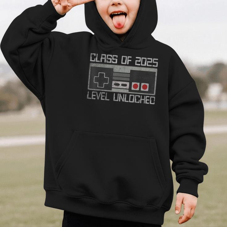 Class Of 2025 Level Unlocked Back To School Gamer Tee Graphic Kid Hoodie Class Of 2025 Level Unlocked Back To School Gamer Tee Graphic Kid Hoodie