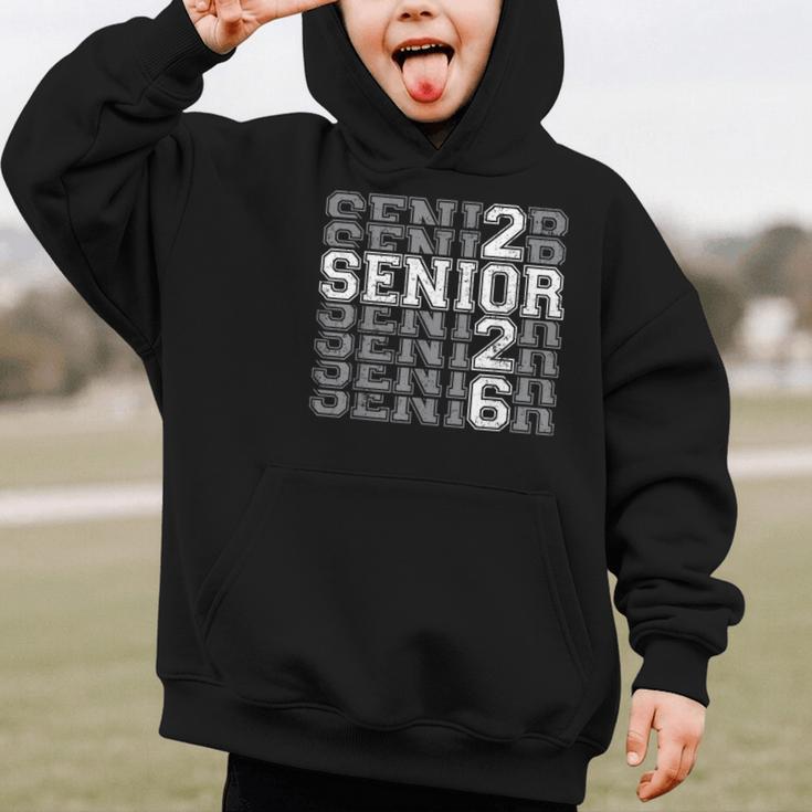 Class Of 2026 Senior 2026 Back To School 2026 Graduation 26 Graphic Kid Hoodie Class Of 2026 Senior 2026 Back To School 2026 Graduation 26 Graphic Kid Hoodie