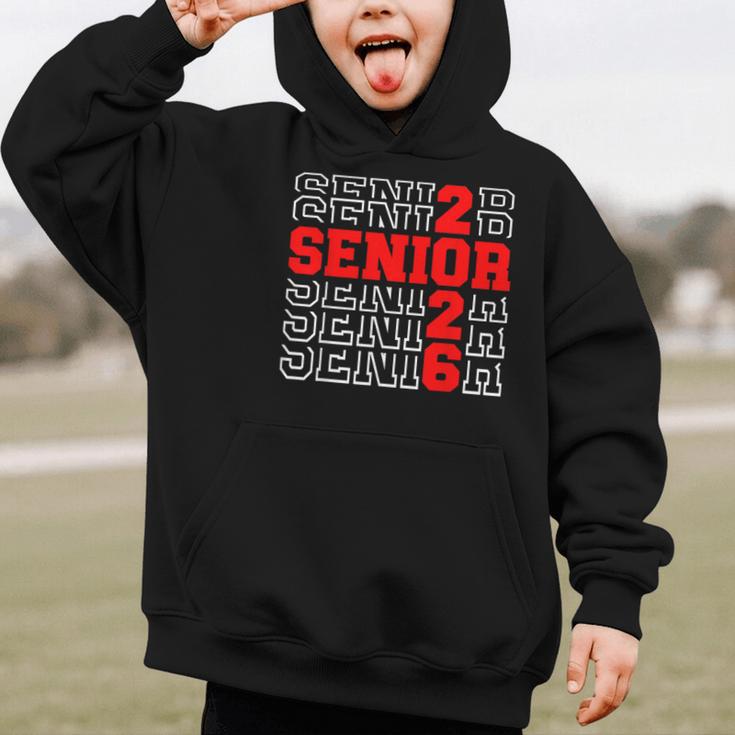 Class Of 2026 Senior Back To School 2026 Graduation 2026 Graphic Kid Hoodie Class Of 2026 Senior Back To School 2026 Graduation 2026 Graphic Kid Hoodie