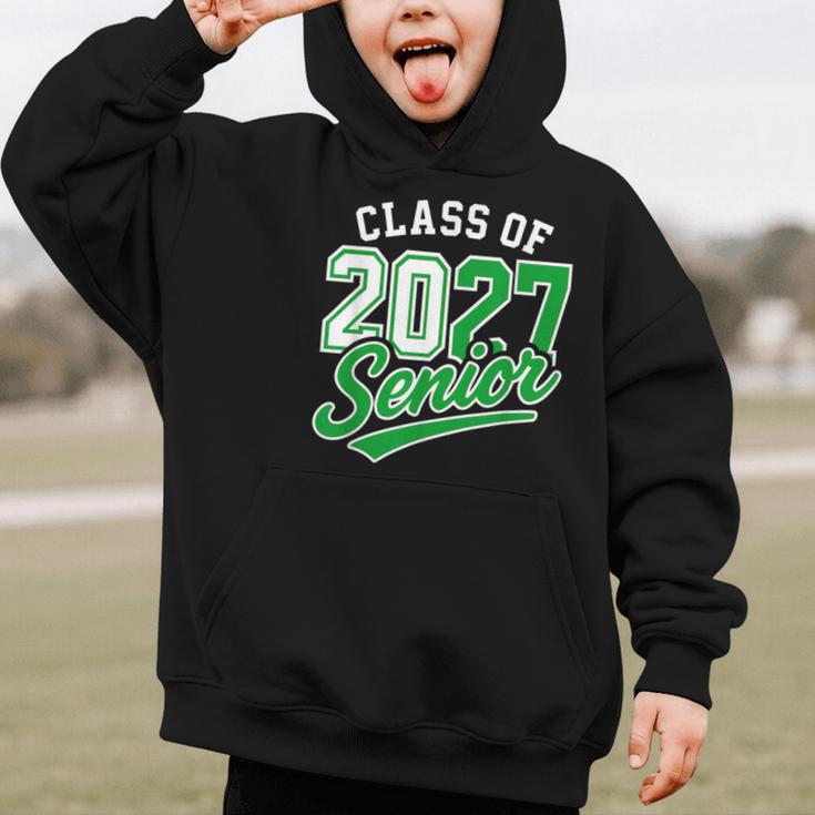 Class Of 2027 Senior 2027 Back To School Graduation 2027 Graphic Kid Hoodie Class Of 2027 Senior 2027 Back To School Graduation 2027 Graphic Kid Hoodie