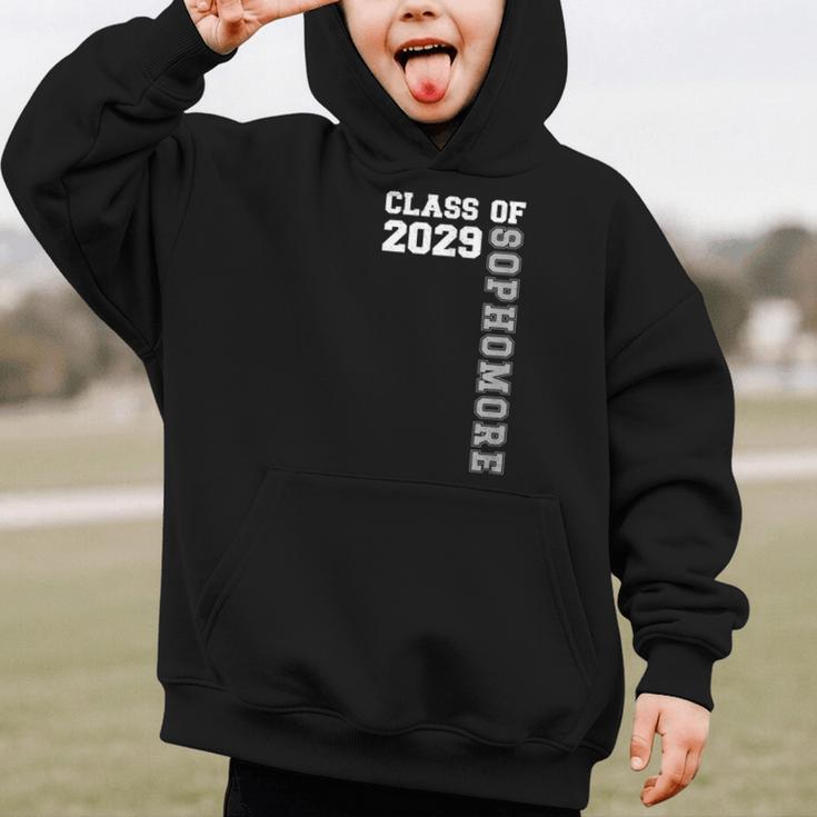 Class Of 2029 Sophomore 2029 Back To School Graphic Kid Hoodie Class Of 2029 Sophomore 2029 Back To School Graphic Kid Hoodie
